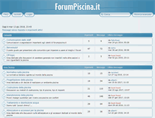 Tablet Screenshot of forumpiscina.it